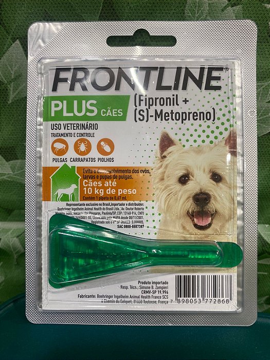 FRONTLINE PL CAO P 0,67ML ATE 10KG @1170