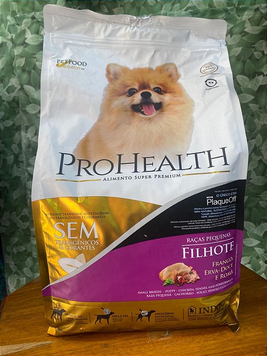 Ração ProHealth para Cães Filhotes de Porte Pequeno Sabor Frango 2,5kg