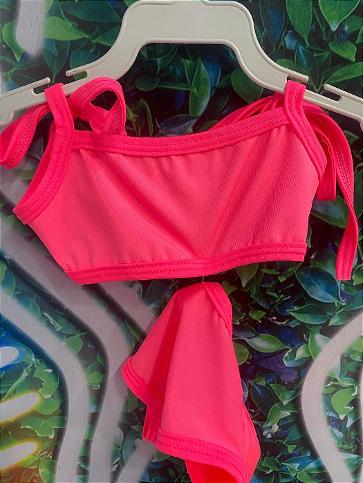 Roupa Bíquini Rosa Neon M