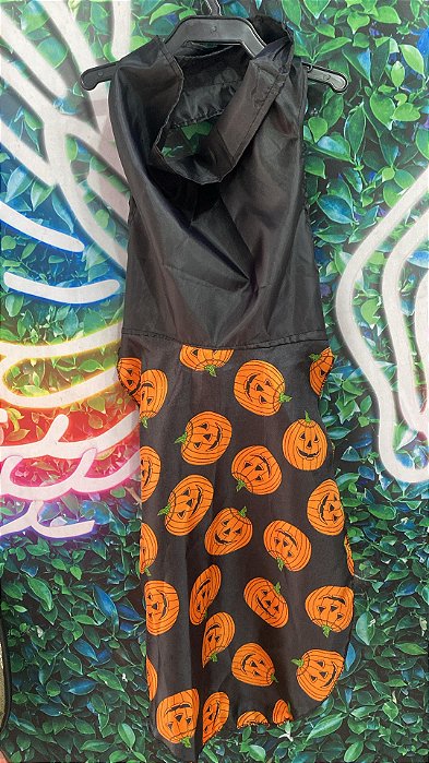 Roupa Vestido Halloween Abóboras G