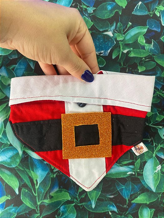 Bandana de Natal Papai Noel M