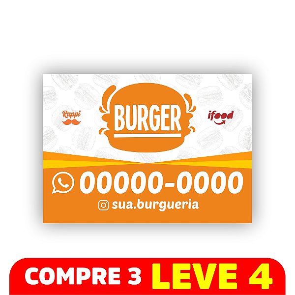 3. Ímã de geladeira - 70x50 mm - 1.000 un