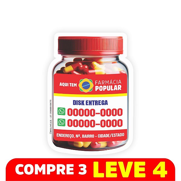 2. Ímã de geladeira  67x47 mm - Corte personalizado - 1.000 un