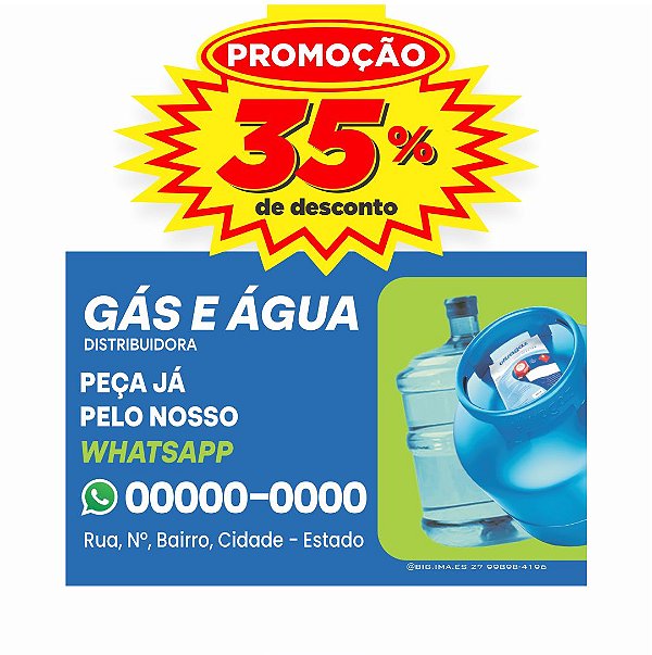 1. Ímã de geladeira - 50x33 mm - 1.000 un