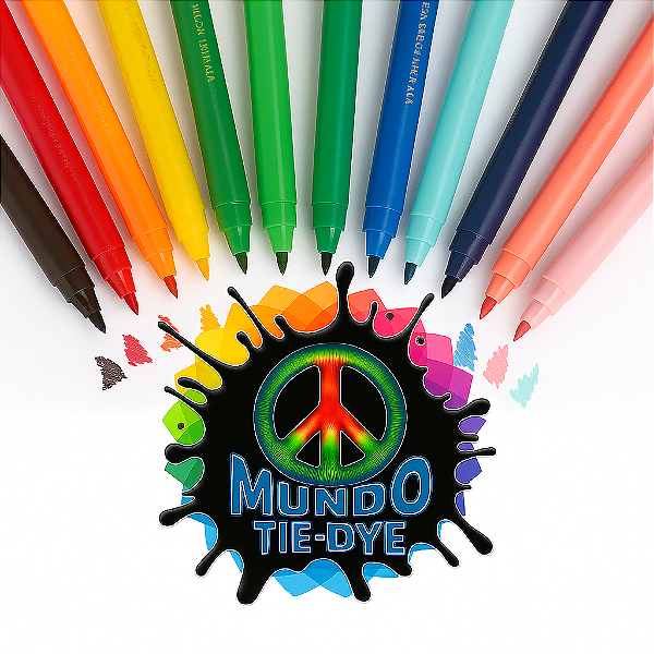 Caneta marca traços para Tie Dye