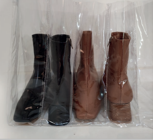 Colmeia Transparente para Sapatos e Bolsas Tam P