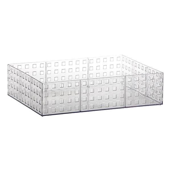 Organizador Empilhável 32 cm x 23 cm x 8 cm Quadratta