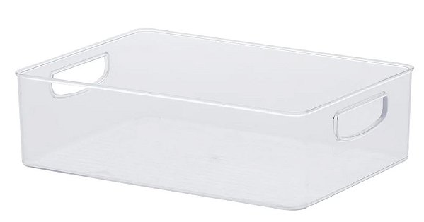 CESTO ORGANIZADOR DIAMOND 31X22X9 CRISTAL