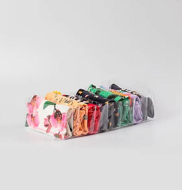 Colmeia Transparente Tam G - 07 divisórias