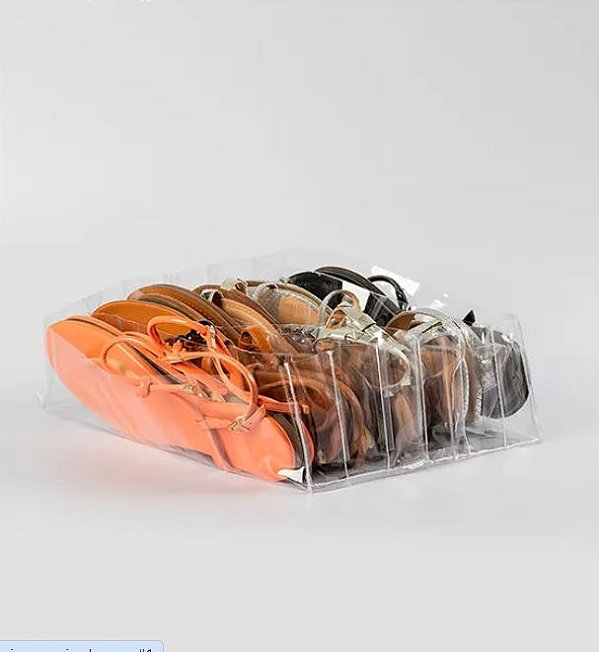 Colmeia Transparente Tam GG - 06 divisórias