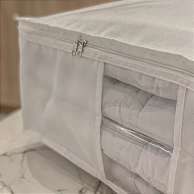 Capa Protetora Branca Com Visor - Tamanho G