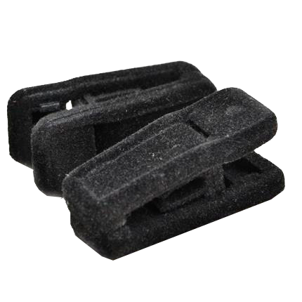 Presilha de veludo para cabide - Preto