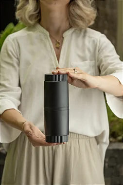 Porta Escova de Dente Dórica - Preto