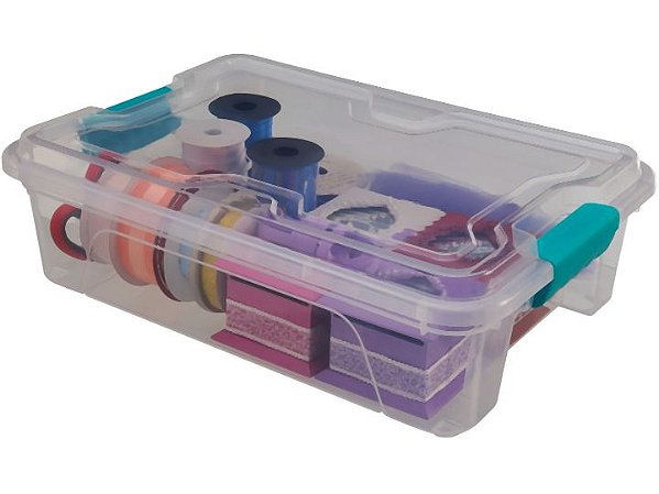 CAIXA ORGANIZADORA 10L Transparente 41x 29x12