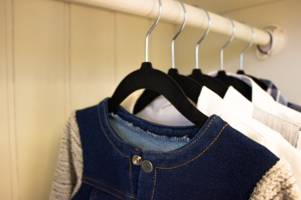 CABIDE VELUDO PRETO - INFANTIL