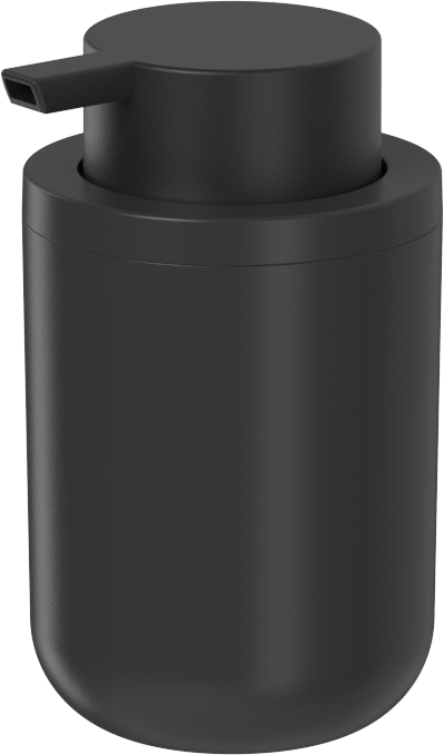PORTA SABONETE LIQUIDO BOLD PRETO FECHADO