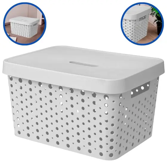 CESTO 33L CTAMPA BRANCO