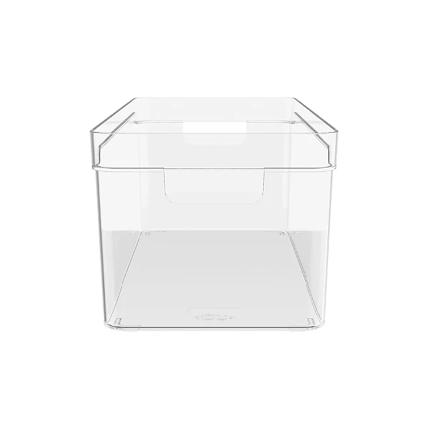 ORGANIZADOR CLEAR 30X15X7CM NATURAL