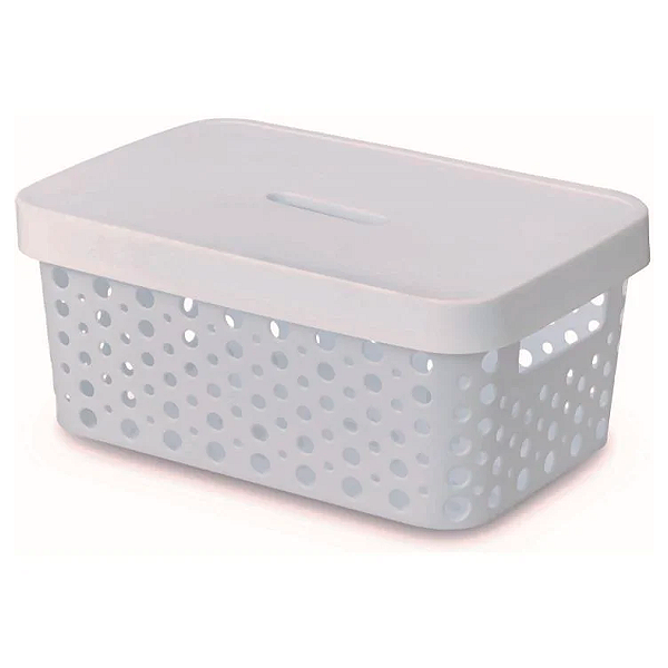 CESTO 4,5L BRANCO - SEM TAMPA