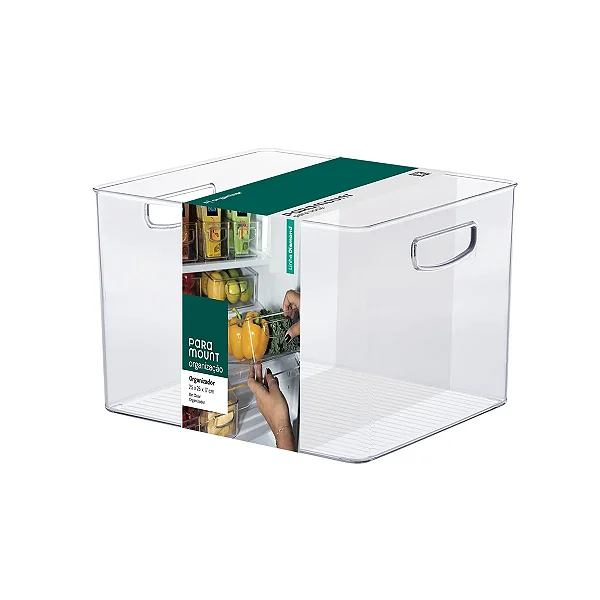 ORGANIZADOR DIAMOND 25 X 25 X 17 CM CRISTAL