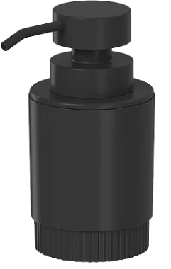 PORTA SABONETE LIQUIDO DORICA C/VALVULA PRETO FECHADO