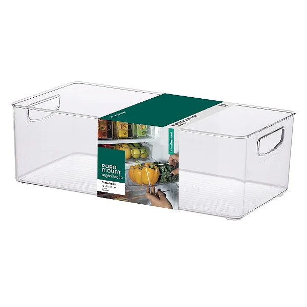 ORGANIZADOR DIAMOND 40 X 21 X 13 CM CRISTAL