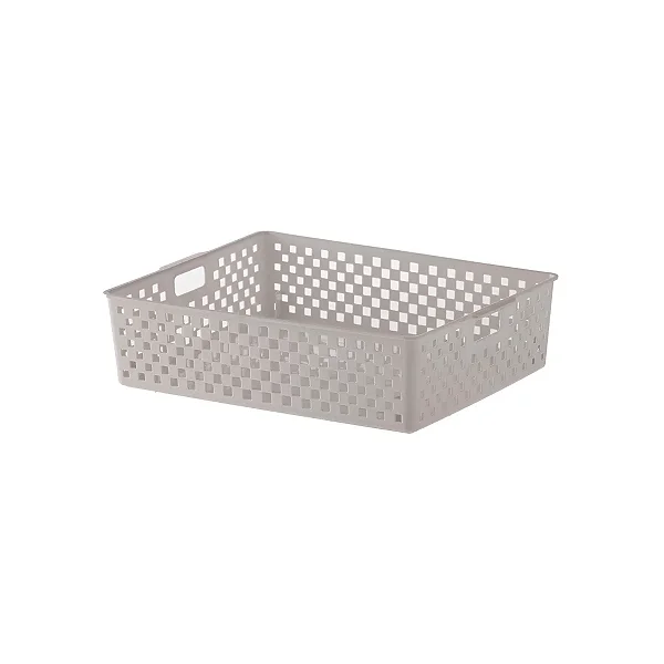 CESTO ORGANIZADOR QUADRATTA 34 X 27 X 9 CM BRANCO