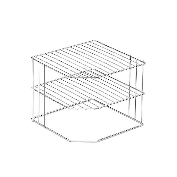 Cantoneira DUPLA Cromada De Apoiar Cromada