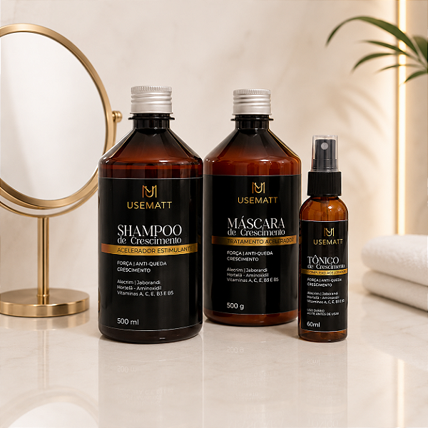 Kit de crescimento - Tratamento Acelerador Use Matt