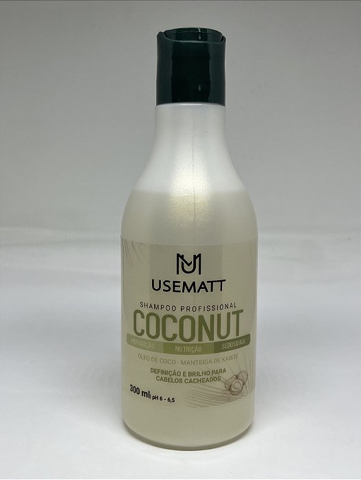 Shampoo Coconut para cabelos cacheados