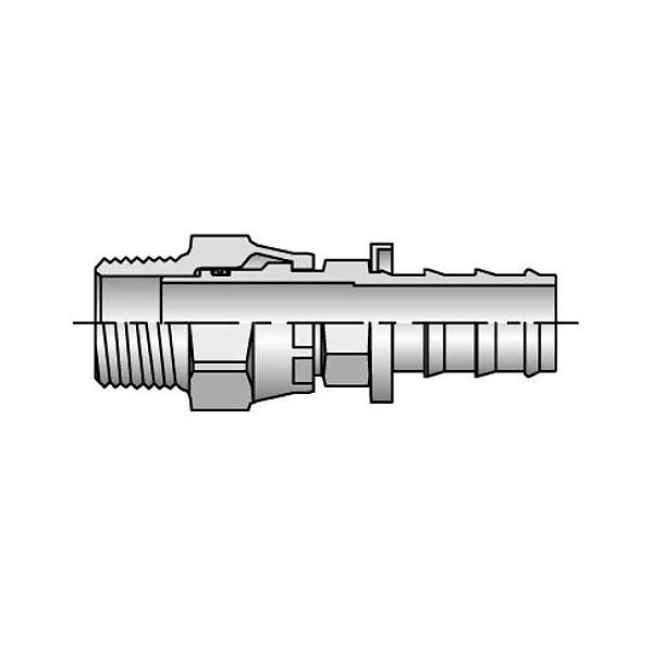Encaixe de Mangueira Hidráulica Acoplável Parker 31382-8-8