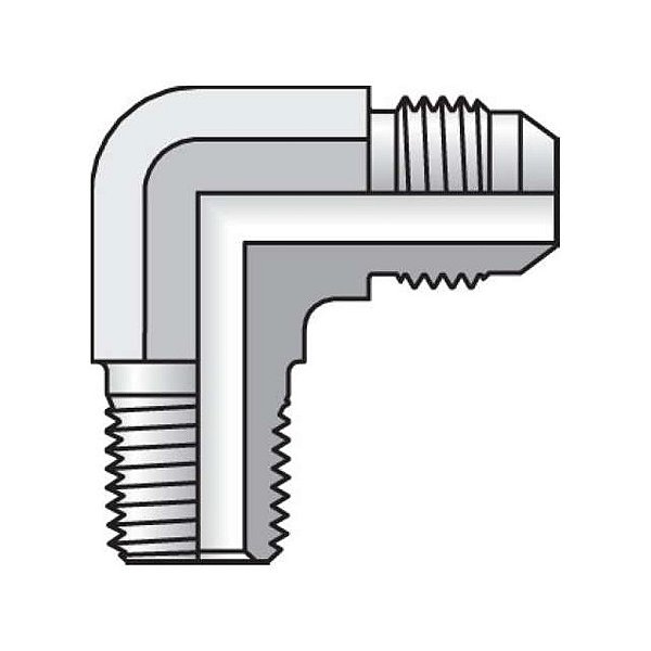 Triple-Lok 37° 90° Cotovelo NPTFE Parker 4-4 CTX-SS