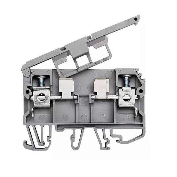 Borne Fusível Weg 6mm² 6,3A Tipo Parafuso Cinza BTWS