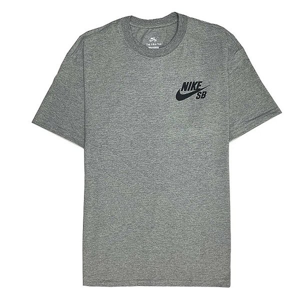 Camiseta Nike SB Logo Icon Heather Grey