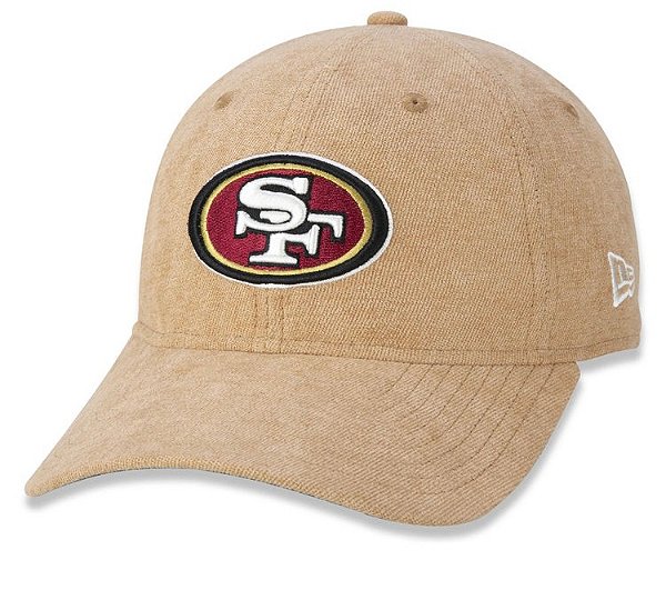 Boné New Era 920 NFL San Francisco 49ERS Modern Classic Strapback Hat Beige  - Store Pesadao