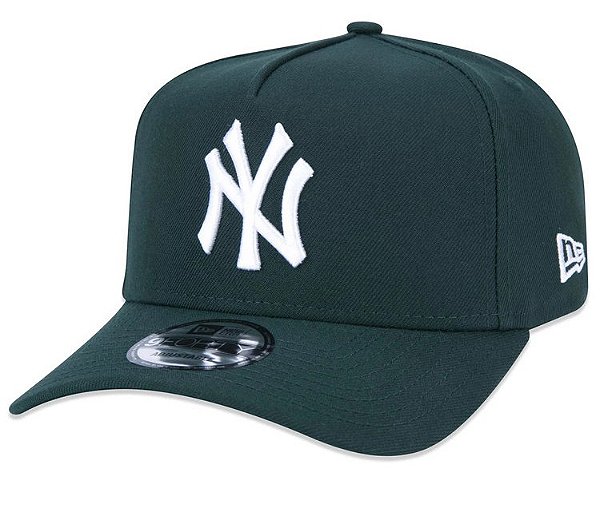 Boné New Era 940 MLB A-Frame New York Yankees Strapback Hat Green