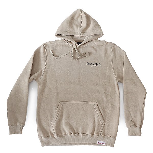 Moletom Diamond Supply Logo Hoodie Sand