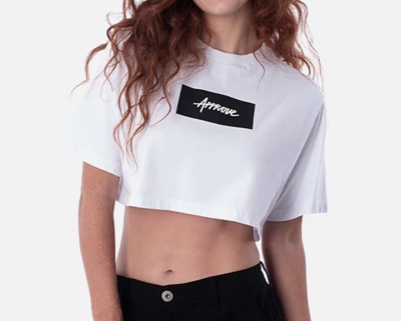 Cropped Approve Regular Classic White