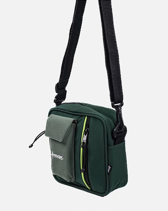 Shoulder Bag Approve Vibrant Lines Green
