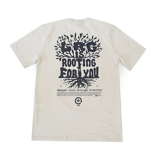 Camiseta LRG Rooting For You Bege