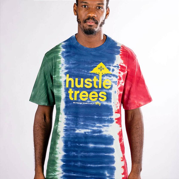 Camiseta LRG Hustle Trees Multicolor