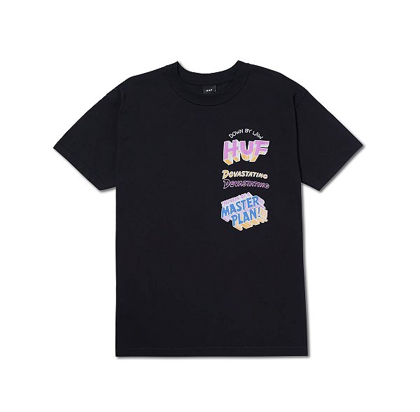 Camiseta HUF Master Plan Tee Black