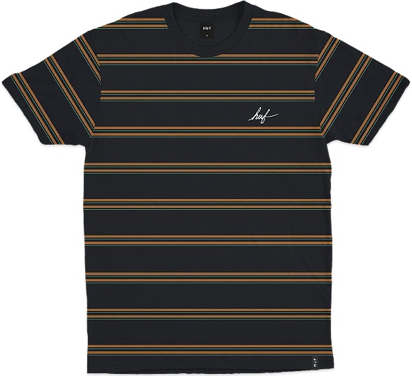 Camiseta HUF Striped Tee Navy