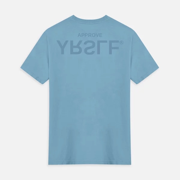 Camiseta Approve Bold YRSLF Inverse Collors Blue