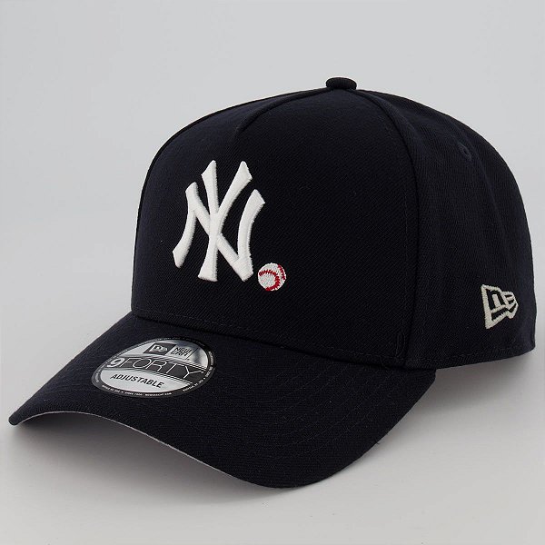 Boné New Era 9forty A-Frame MLB New York Yankees Snapback Navy