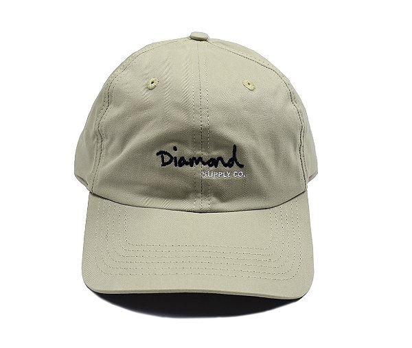 Boné Diamond OG Script Dad Hat Sand