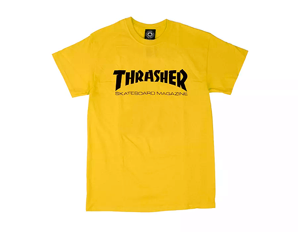 Camiseta Thrasher Skate Mag Yellow