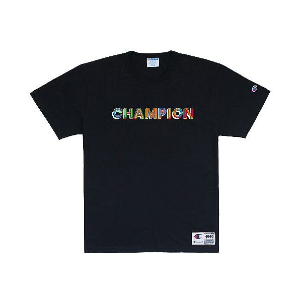 Camiseta Champion Colorblock Black