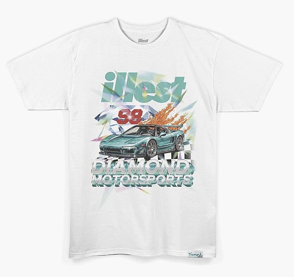 Camiseta Diamond x Illest Motorsports White