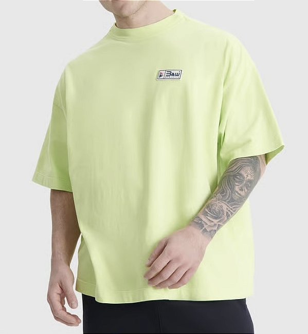 Camiseta Baw New Over Sport Vintage Green